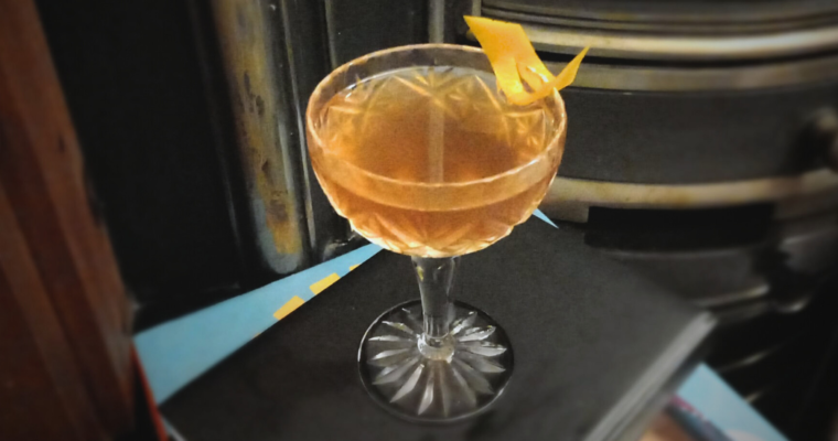 El Presidente Cocktail served in a cocktail glass